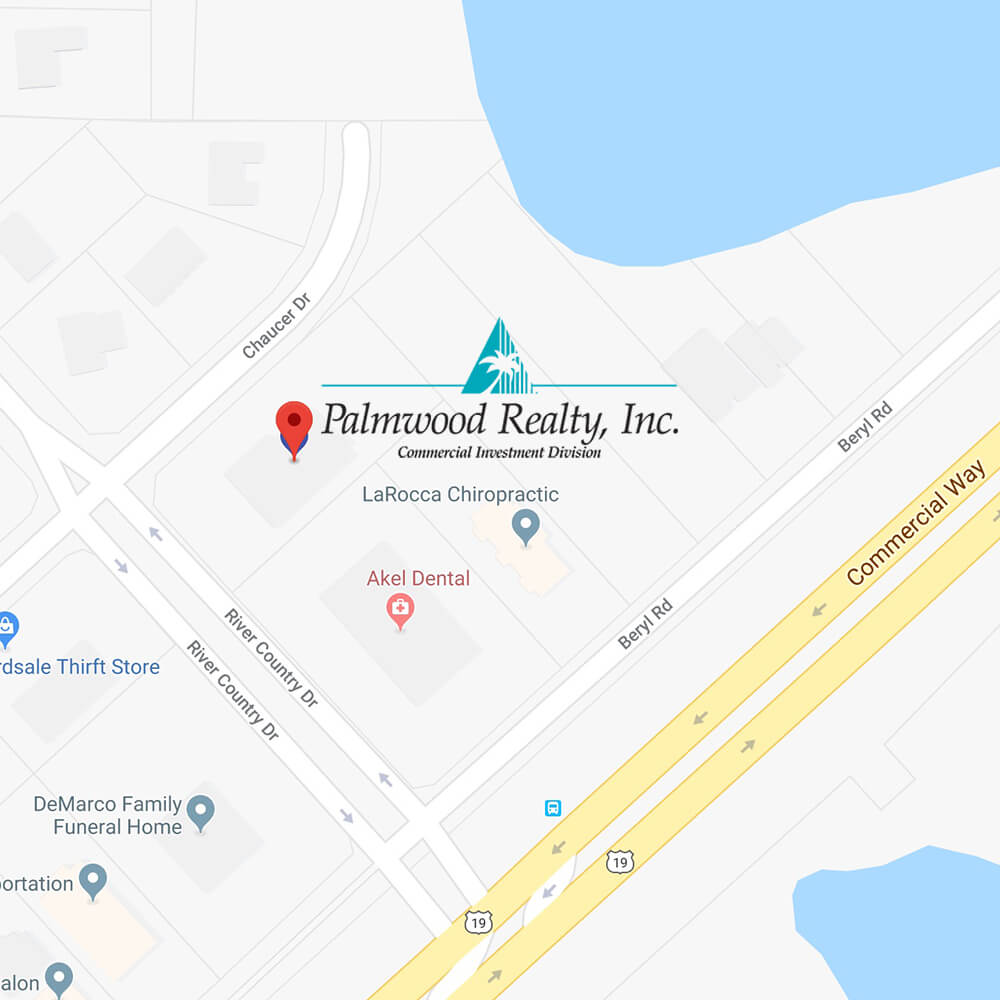Palmwood Commercial Realty Map Palmwood Commercial Realty Map